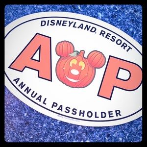 Limited Edition Halloween Disneyland AP Magnet